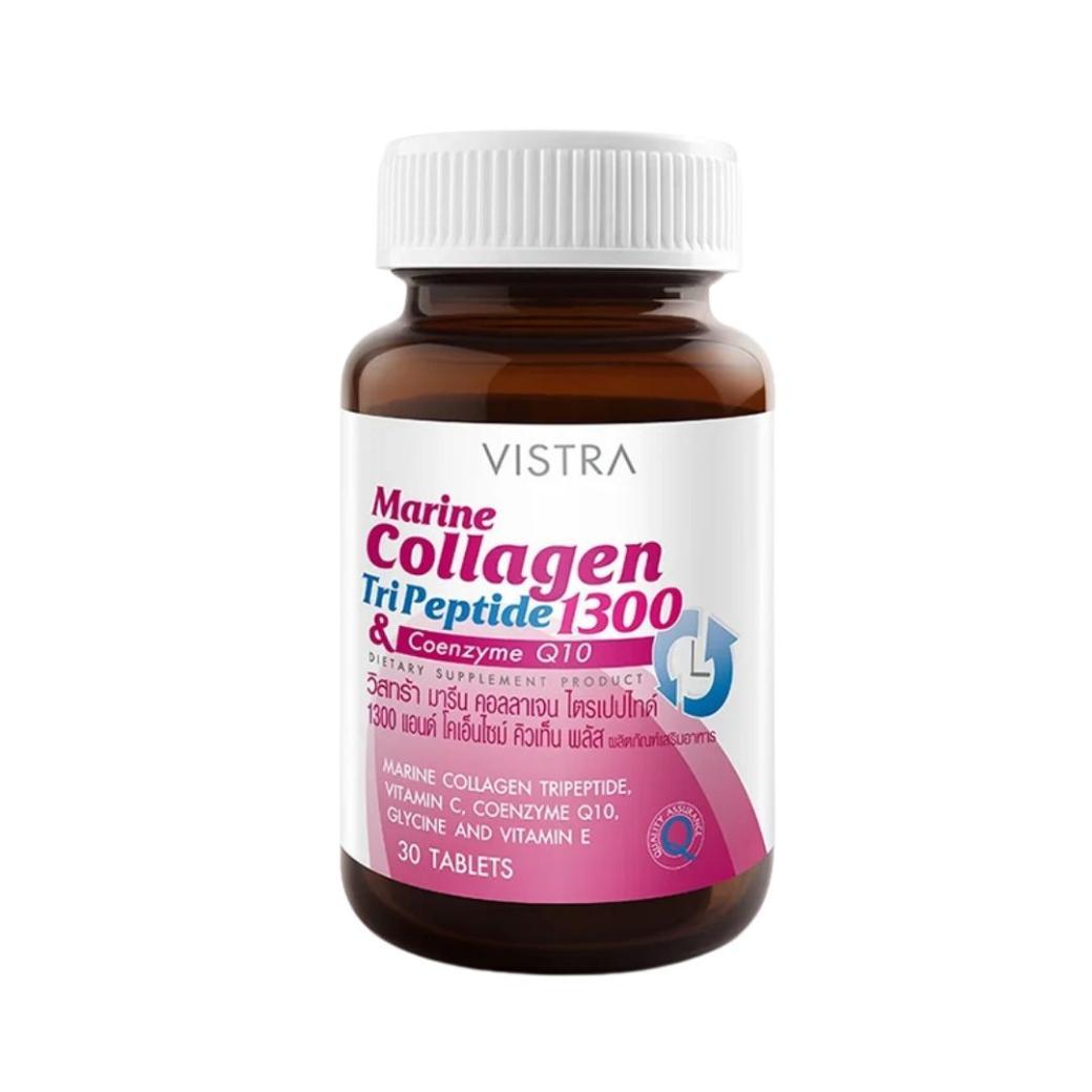 Vistra Marine Collagen Tri Peptide 1300 Coenzyme Q10 (30 Tablets)