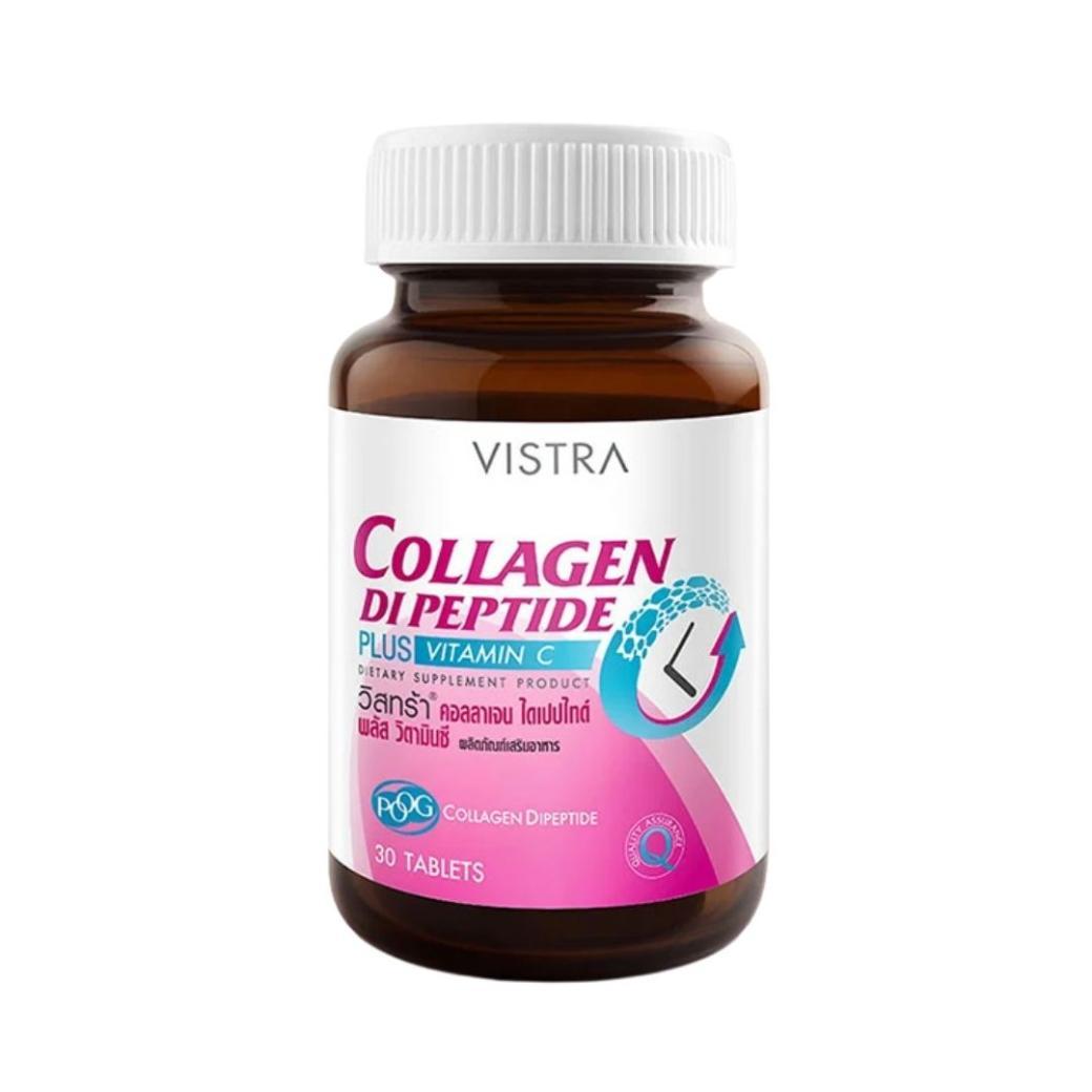Vistra Collagen Dipeptide 1000mg Plus Vitamin C (30 tablets)